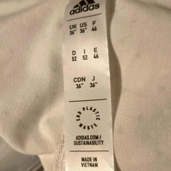 Adidas Shorts Mens 36 Ultimate Chino Golf Brown 8.5" Inseam Flags Print Golfer - Picture 4 of 7